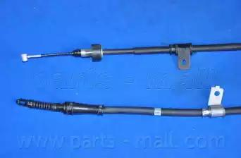 Трос ручного тормоза правый PTA146 Parts Mall (фото №2)