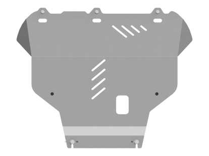 Защита картера и КПП Kia Rio 2011-2016 alf10242ST AlfEco (фото №1)