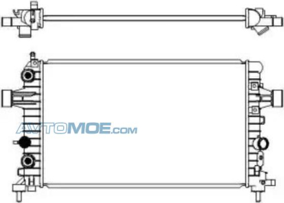 Радиатор охлаждения 33511028 Sakura (фото №1)