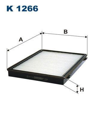 Фильтр салонный K1266 Filtron (фото №1)