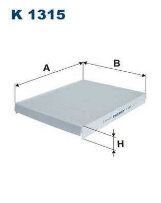 Фильтр салонный K1315 Filtron (фото №1)