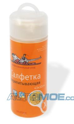 Салфетка в тубе супервпитывающая 43*32см ABC02 AirLine (фото №1)